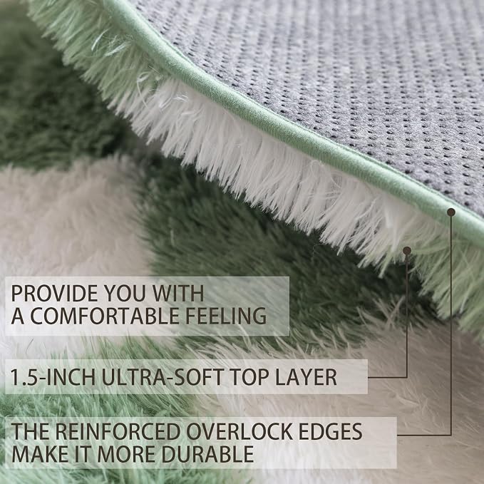 8x10 Area Rugs for Living Room Bedroom, Soft Fluffy Shaggy Bedside Rug - Image 8