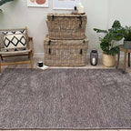 Alfa Rich 3x5 Dark Gray Washable Area Rugs - Image 3
