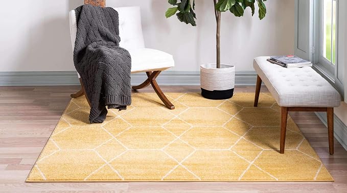 Unique Loom Trellis Frieze Collection Area Rug - Image 4