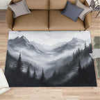 Misty Forest Rugs for Bedroom by Unknown