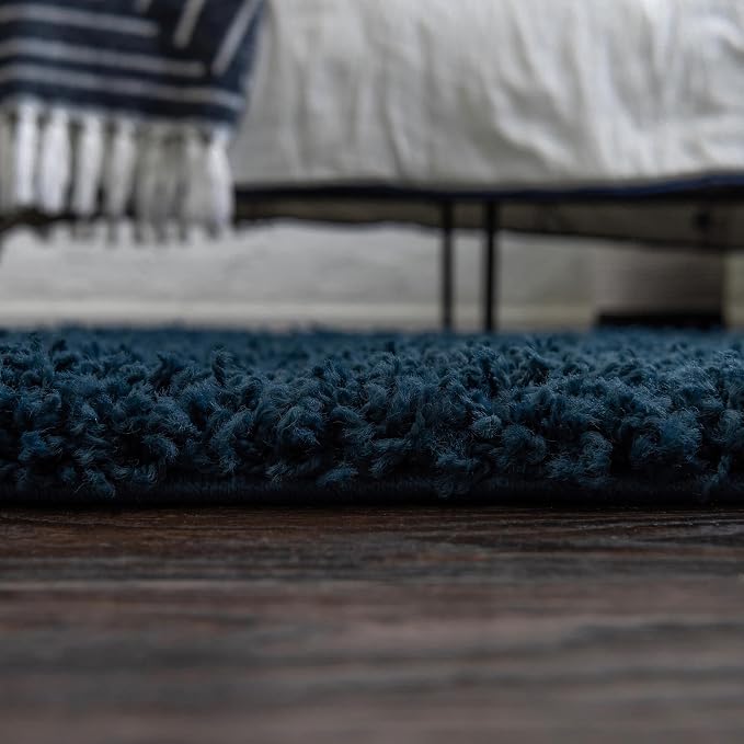 Unique Loom Solid Shag Collection Area Rug - Image 11