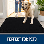OLANLY Dog Door Mat for Muddy Paws 44x24, Absorbs Moisture and Dirt, Absorbent - Image 6