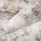 3x7 Washable Runner Rug Brown Grey Abstract Hallway Kitchen Throw Rug Neutral - Image 9