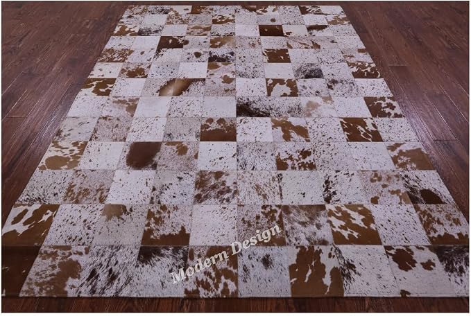Modern Design Premium Cowhide Leather Carpet - Image 2