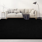 Large Area Rugs for Living Room Bedroom, 7x10 Feet Black Rug, Minimalist Modern - Image 3