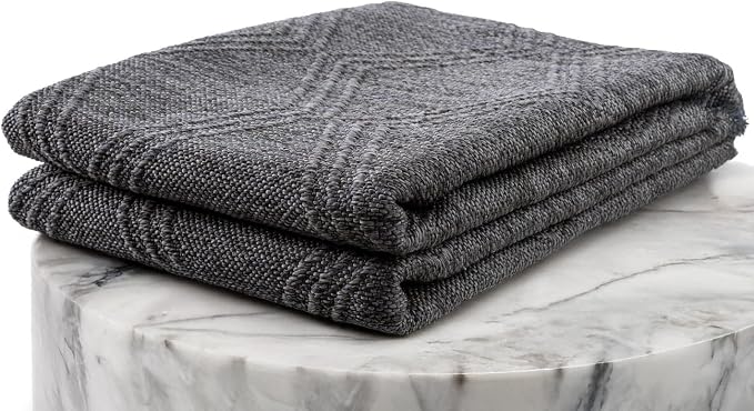 LUXE WEAVERS Modern Farmhouse Smoke 6x9 Washable Area Rug, Anti-Slip Diamond - Image 8