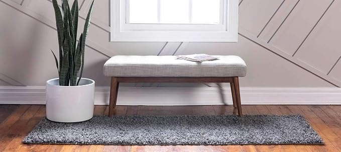 Unique Loom Davos Shag Collection Area Rug - Image 3