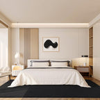 Amearea Large Modern Area Rugs for Bedroom Living Room, 8x10 Feet Black - Image 8