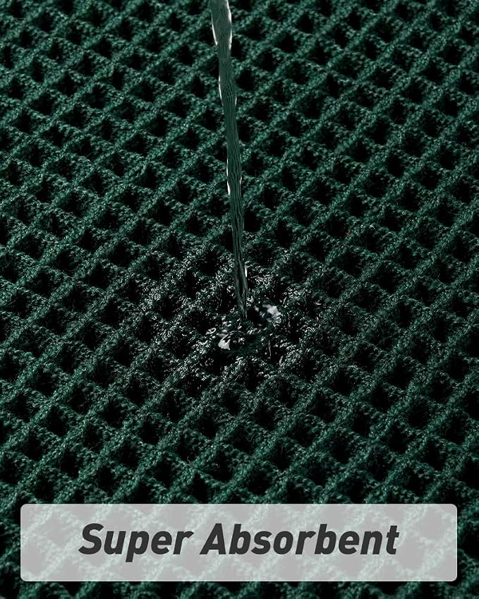 AMOAMI Upgraded Waffle Bath Mat, Super Absorbent Non Slip Bath Mats - Image 3
