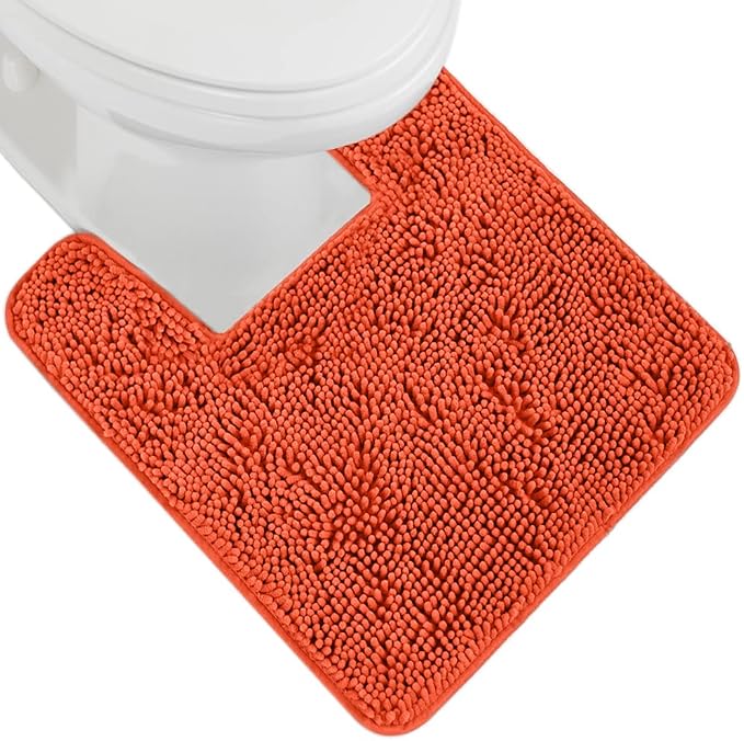 GORILLA GRIP Plush Absorbent Shaggy Chenille Bath Rug Mat by GorillaGrip