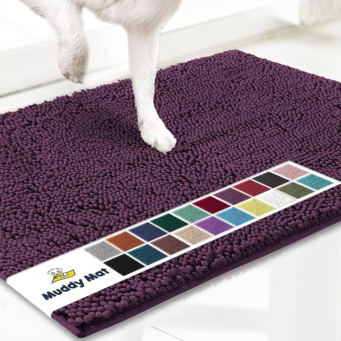 Muddy Mat® | Super Absorbent Door Mat Indoor, Microfiber Quick Dry Chenille by MuddyMat%C2%AE