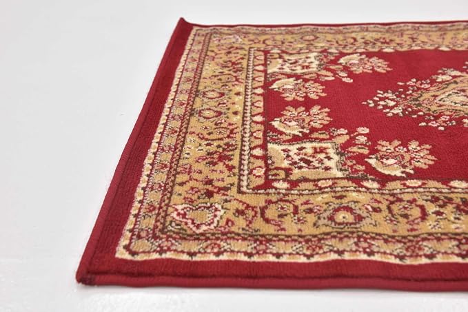 Unique Loom Reza Collection Traditional Persian Style Area Rug, 2 ft 7 in x 10 - Image 8