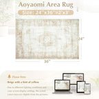 Area Rug 2x3 Entryway Rugs - Image 2