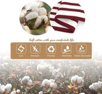 KOZYFLY Striped Outdoor Rug Red and White 27.5x43 Inches Front Door Rug - Image 4