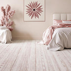 5x7 Pink Area Rugs for Living Room Machine Washable Rug Distressed Girls - Image 3