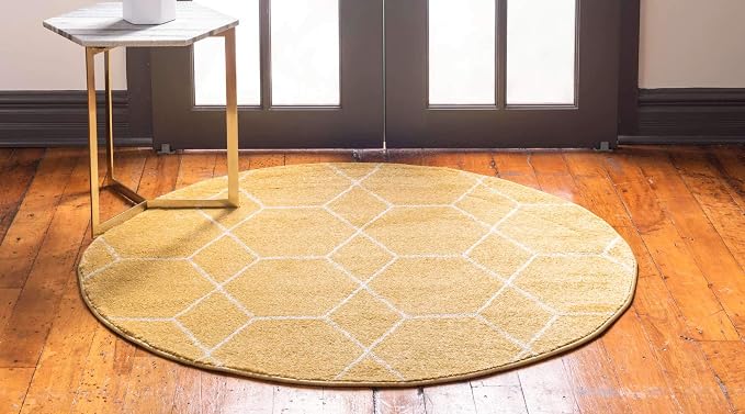 Unique Loom Trellis Frieze Collection Area Rug - Image 3