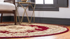 Rugs.com Chateau Collection Rug – 13' Round Red Medium Rug Perfect - Image 4