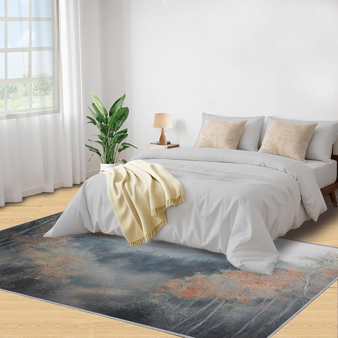 4x6 Autumn Forest Cafe Rug - Image 4