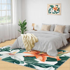 Lily Flowers Rugs for Bedroom - Image 4