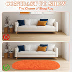 Soft Fluffy Area Rug for Bedroom, Non-Slip Cozy Plush Shag Carpet for Girls - Image 8
