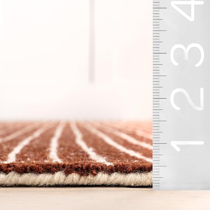 Rugs USA Melrose Checked Wool Area Rug - Image 2
