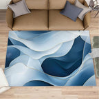 3x4 Abstract Lines Rugs for Entryway by Unknown