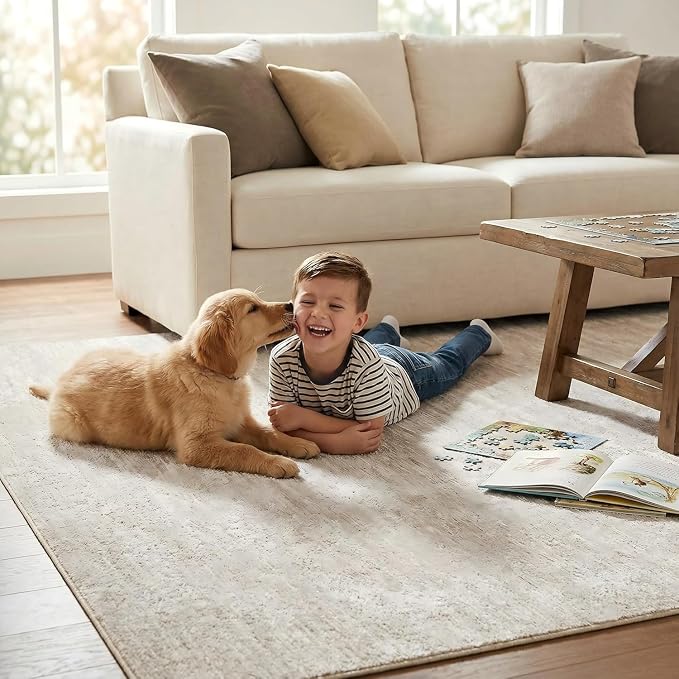 Garvee 8x10 Area Rug for Bedroom Washable Kids Room Rug - Image 4