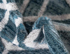 Rugs.com Lattice Trellis Collection Rug – 6' x 9' Blue Low-Pile Rug Perfect - Image 8