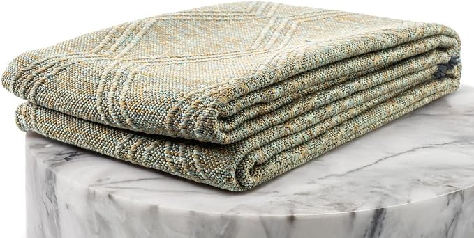 LUXE WEAVERS Modern Farmhouse Green 9x12 Washable Area Rug, Anti-Slip Diamond - Image 8