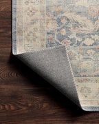 Loloi Hathaway Collection HTH-02 Denim/Multi 2'-6" x 7'-6", .25" Thick Runner - Image 10