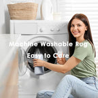 VK VK·LIVING Machine Washable Rug 4'x6' Vintage Design Washable Area Rugs - Image 4