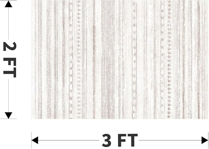 Small Area Rug-2x3 Entryway Rug Non Slip Washable Low Pile Indoor Door Mat - Image 2