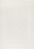 Antep Rugs Palafito 6x9 Geometric Shag Diamond High-Low Pile Textured Indoor - Image 3