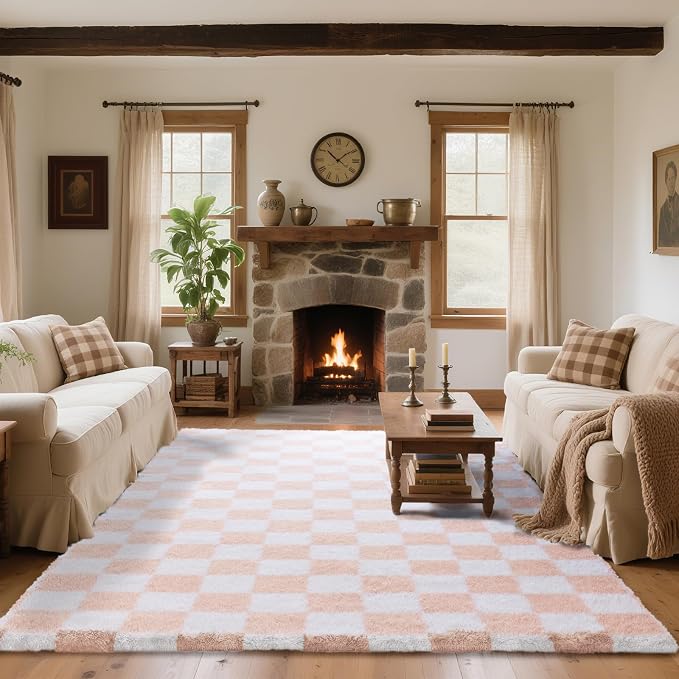 8x10 Area Rugs for Living Room Bedroom, Soft Fluffy Shaggy Bedside Rug - Image 2