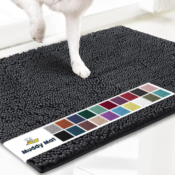 Muddy Mat® | Super Absorbent Door Mat Indoor, Microfiber Quick Dry Chenille by MuddyMat%C2%AE