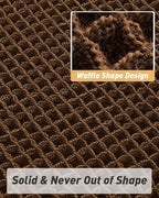 Upgraded Waffle Runner Rug Super Absorbent Non Slip Bath Mats - Image 4