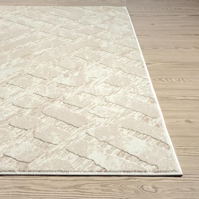 Abani Terra Cream Area Rug for Living Room, Bedroom - Image 5