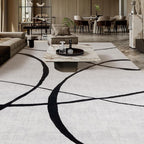 YIHOUSE Curve 9x12ft Modern Washable Area Rug - Image 7