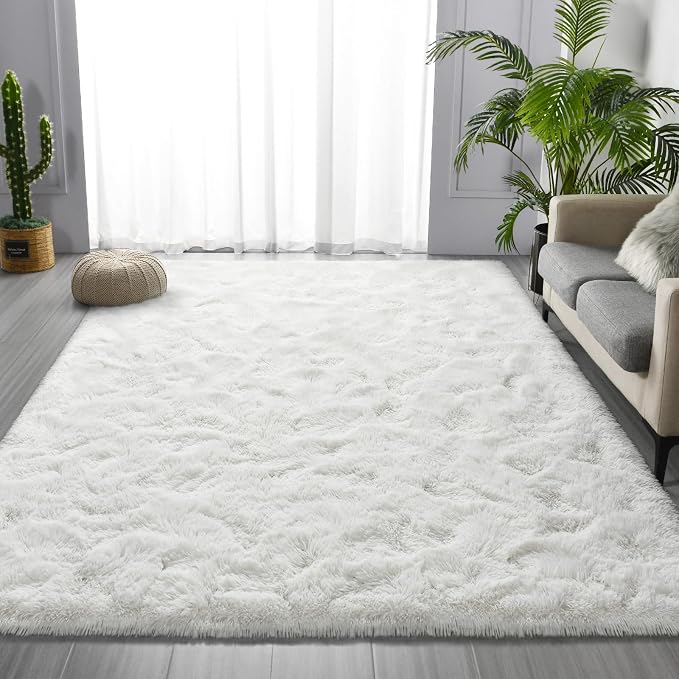 Shag Area Rug, 4 X 6 Plush Fuzzy Rugs - Image 2