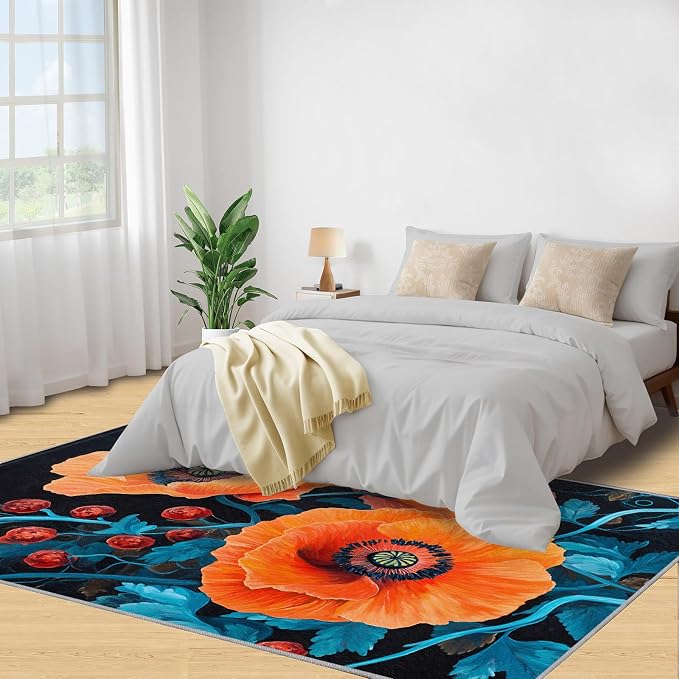 4x6 Poppy Cafe Rug - Image 4