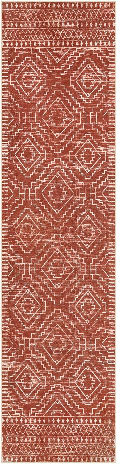 Wonnitar Moroccan Runner Rug, Washable 2'6"x10' Long Runner Rug - Image 9