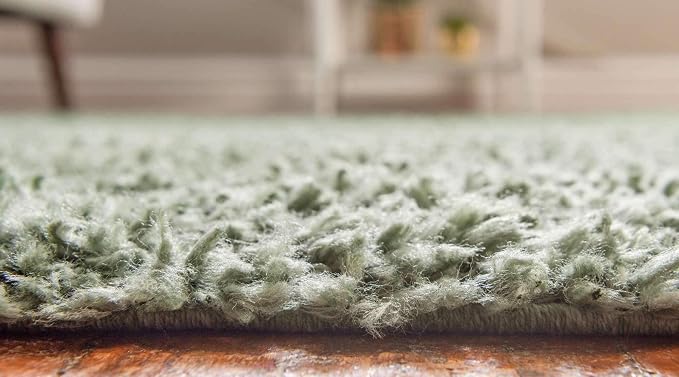 Unique Loom Davos Shag Collection Area Rug - Image 4
