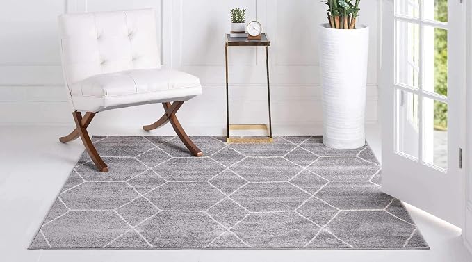 Unique Loom Trellis Frieze Collection Area Rug - Image 4