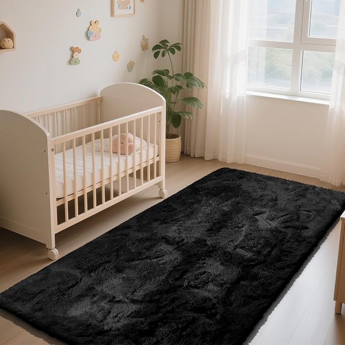 Soft Runner Rugs for Bedroom, Bedside Rug for Living Room Bedroom Kids Room - Image 3