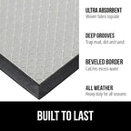 GORILLA GRIP 100% Waterproof All-Season WeatherMax Doormat US Designed Natural - Image 2