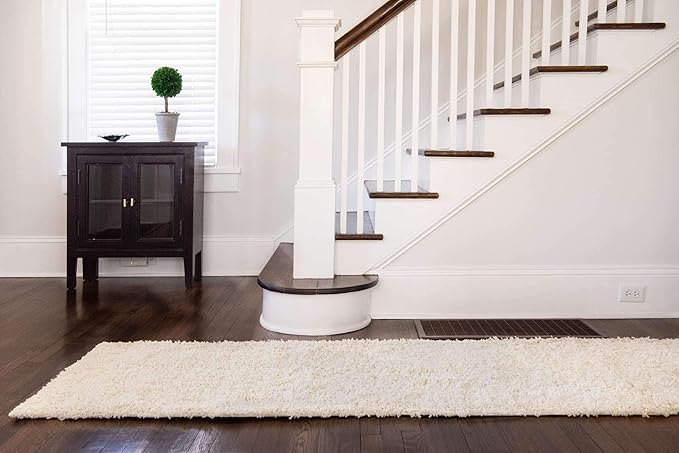 Unique Loom Solid Shag Collection Area Rug - Image 3
