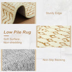 Boho Rug Runners for Hallways, 2x6 Ultra Soft Non-Slip Vintage Kitchen Mat - Image 3