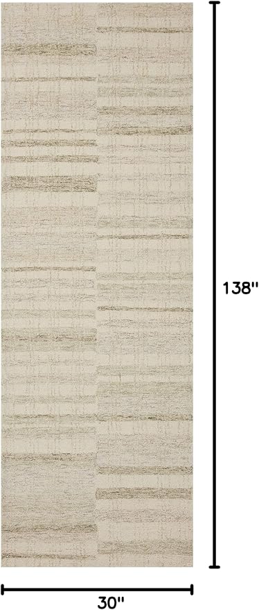 Loloi Chris Loves Julia Chris Collection CHR-02 Natural/Sage 2'-6'' x 11'-6'' - Image 2