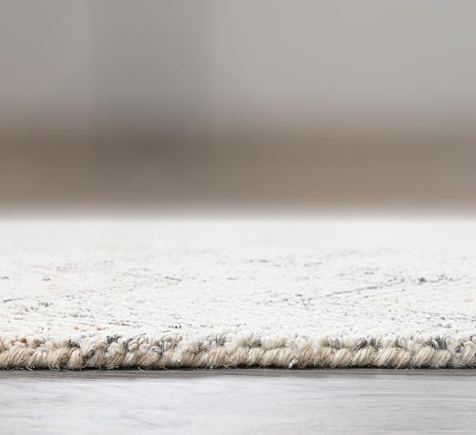 Modern Herringbone Chevron Collection Handcrafted Wool Area Rug - Image 4