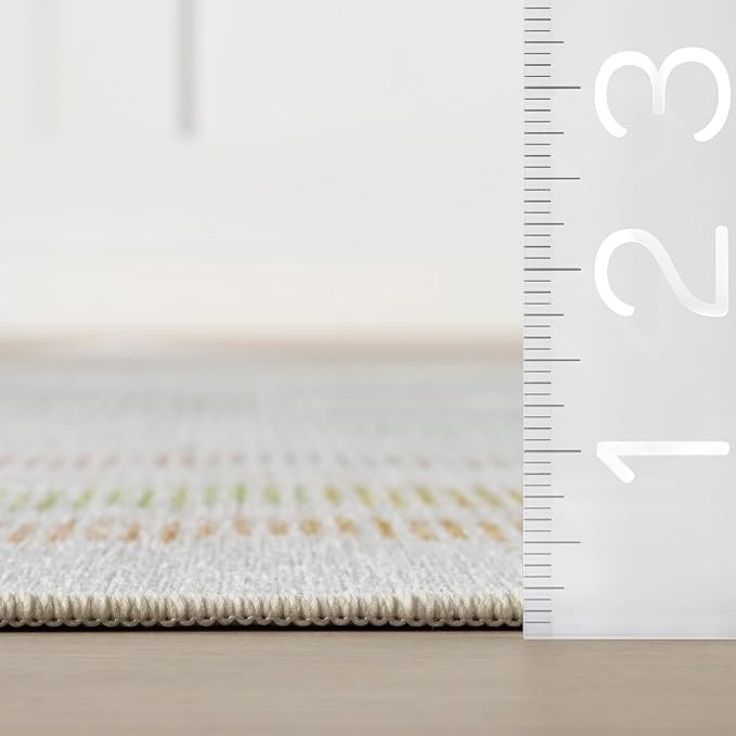 Dash & Albert Zarek Multi Machine Washable Rug, 9.5 X 13.5 Feet - Image 3